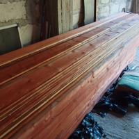 Travi in legno e perlinato 
