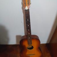 Chitarra Vintage Anni 70 in vero legno