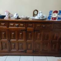 Credenze vetrina in legno