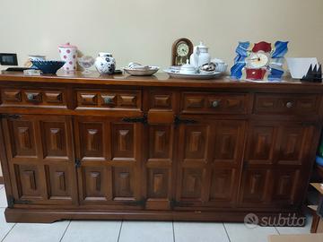 Credenze vetrina in legno