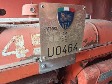Trattore d’epoca OM 45 (per collezionisti)