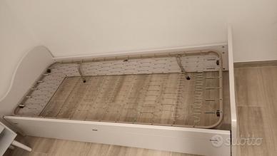 letto singolo con rete