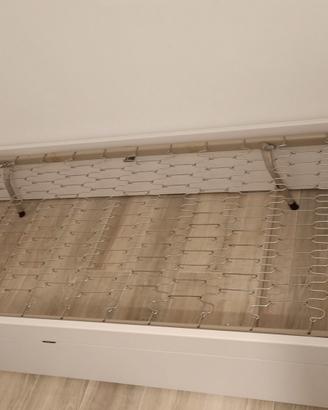 letto singolo con rete