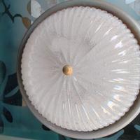 Lampadario Vetro Lavorato - Diametro Cm 45