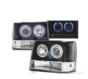 FARI JEEP GRAND CHEROKEE 93-98 OCCHI ANGELI NERO