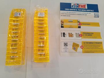 24 segnaposto/gadget ESTATHE (nuovi con scatola)