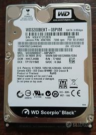 HD WD3200BEKT Scorpio Black 320GB