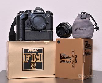 NIKON FM2 + Motor Drive + 45mm