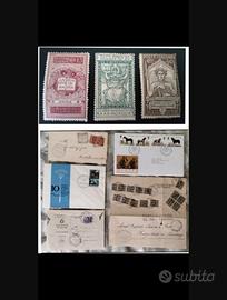 Misto 4 Francobolli e altro con annullo Sorrento