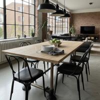 TAVOLO IN STILE INDUSTRIAL