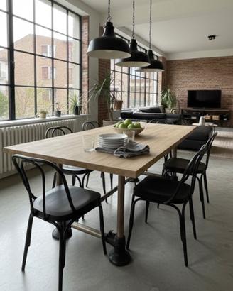 TAVOLO IN STILE INDUSTRIAL