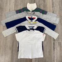 Set 6 t-shirt bambino 6-9 mesi maniche