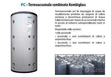 Termoaccumulo Puffer + Boiler ACS – MAI USATO