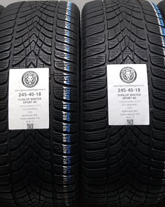 4 GOMME 245 40 18 DUNLOP A61675
