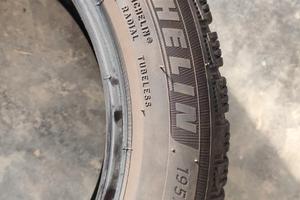 3 gomme Michelin Alpine invernali 195/55/16
