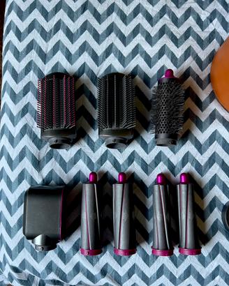 Dyson airwrap volume shape grigio antracite fucsia