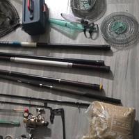 attrezzatura da pesca 