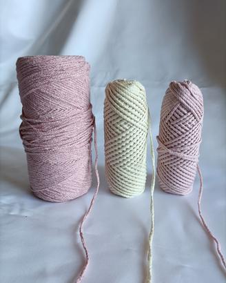 cordino in cotone riclato