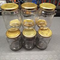 9 Contenitori in vetro per miele o conserve