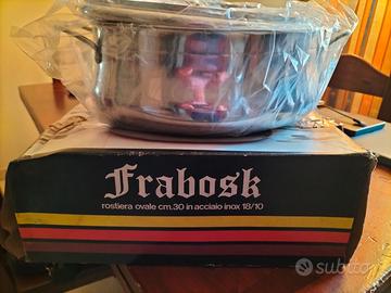 Rostiera acciaio inox nuova