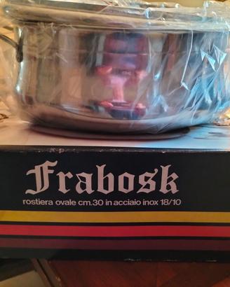 Rostiera acciaio inox nuova