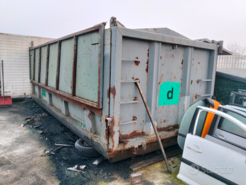 Cassone container scarrabile con coperchio