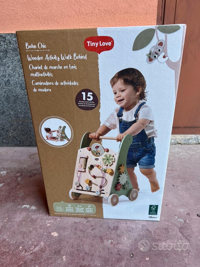 Tiny love Walk Behind Carrello Primi Passi Legno Centro Attivit