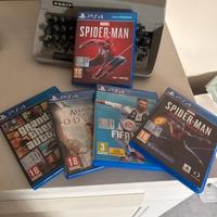 Playstation 4 slim 500 gb+2 joy+visore vr