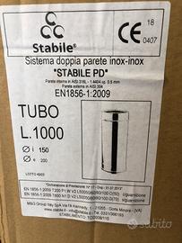 Canna fumaria inox doppia parete 150-200
