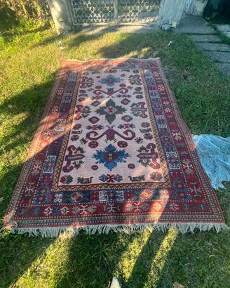 tappeto nomade caucasico mis. 3,24x 2,30
