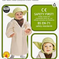Costume Baby yoda possiedo 2 pezzi