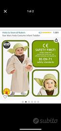 Costume Baby yoda possiedo 2 pezzi