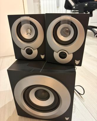 Casse stereo pc 50w 2.1