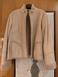 giacca scamosciata taglia 14 inglese 