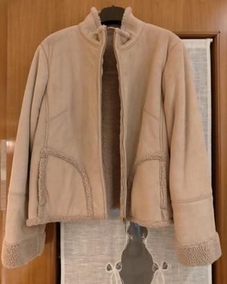 giacca scamosciata taglia 14 inglese 