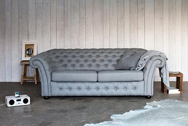 Divano letto Chesterfield 3 posti