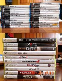 31 Videogiochi per Xbox 360 e Playstation 2