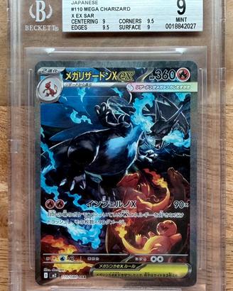 Mega Charizard X 110 jap Inferno X BGS 9 MINT