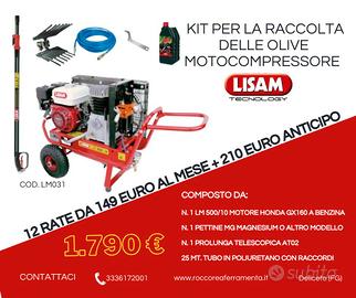 KIT RACCOLTA OLIVE LISAM LM031 500 LT BENZINA.