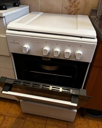 Cucina 4 fuochi, formo a gas