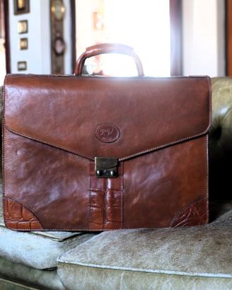 Borsa cartella RONCATO KENTUKY vera Pelle NUOVA
