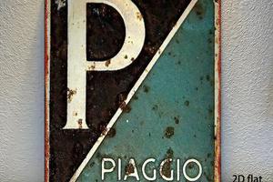 tabella vintage piaggio