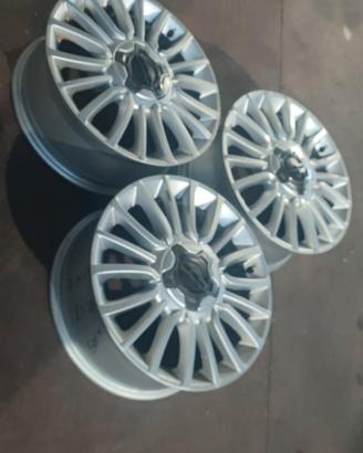 N°3 ORIGINALI FIAT 500X DA 17 