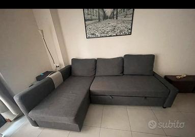 Divano letto angolare contenitore skiftebo