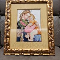 quadro punto croce usato