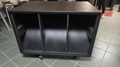 coppia subwoofer Caber  2x18 a  tromba 
