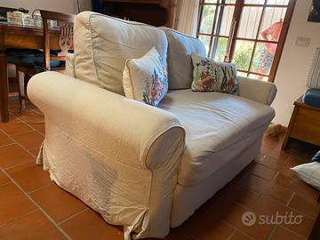 Divano letto in lino