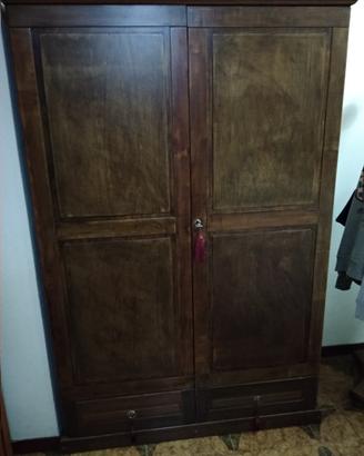 Arte povera armadio in legno