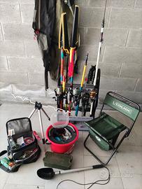 attrezzature pesca