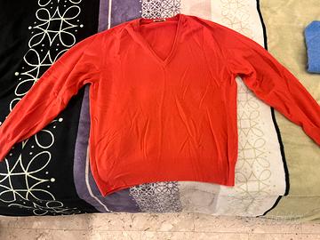 Maglione cachemire cashmire tg m vintage scollo v